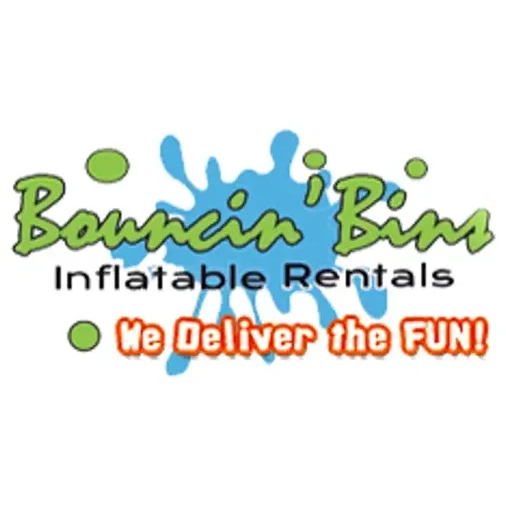 Bouncinbins brand logo for vegas.bouncinbins.com