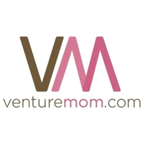 venturemom brand logo for venturemom.com