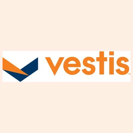 vestis brand logo for vestis.com