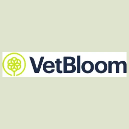 vetbloom brand logo for vetbloom.com
