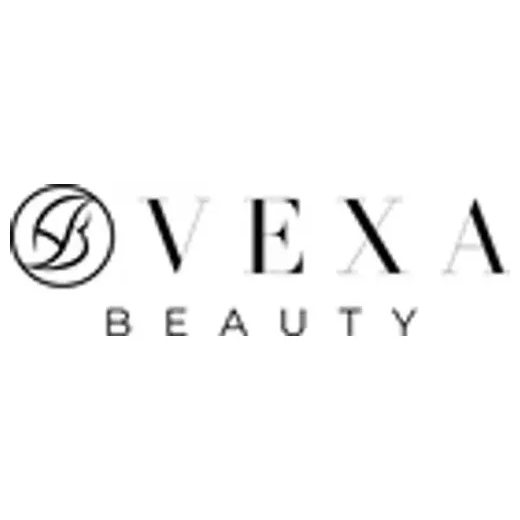 Vexa brand logo for vexabeauty.com