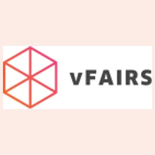 vfairs brand logo for vfairs.com