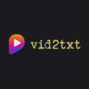 vid2txt brand logo for vid2txt.com