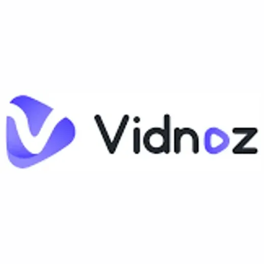 vidnoz brand logo for vidnoz.com