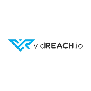 vidreach brand logo for vidreach.io