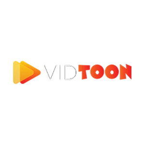 vidtoon brand logo for vidtoon.com