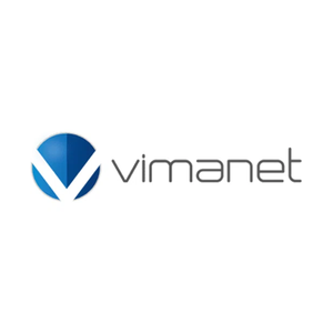 vimanet brand logo for vimanet.com