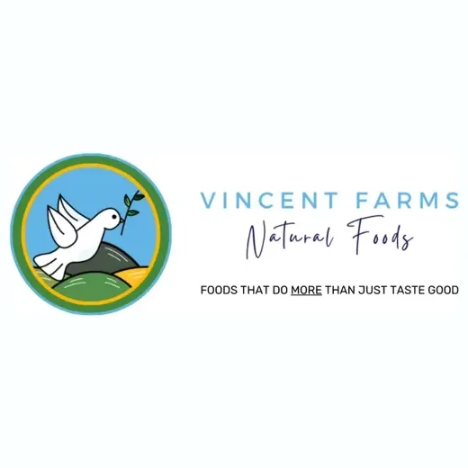 vincentfarmsnaturalfoods brand logo for vincentfarmsnaturalfoods.com