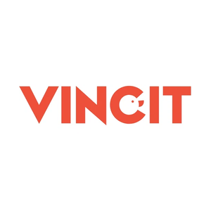 vincit brand logo for vincit.com