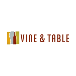 vineandtable brand logo for vineandtable.com