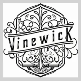 vinewickcandle brand logo for vinewickcandle.com