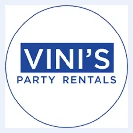 vinispartyrentals brand logo for vinispartyrentals.com