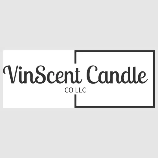 vinscentcandleco brand logo for vinscentcandleco.com