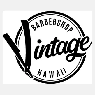 vintagebarbershophawaii brand logo for vintagebarbershophawaii.com