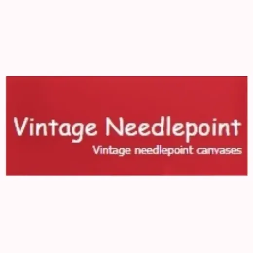 vintageneedlepoint brand logo for vintageneedlepoint.com