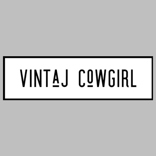 vintajcowgirl brand logo for vintajcowgirl.com
