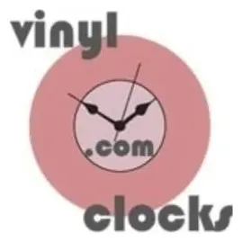 vinylclocks brand logo for vinylclocks.com