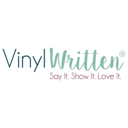 vinylwritten brand logo for vinylwritten.com