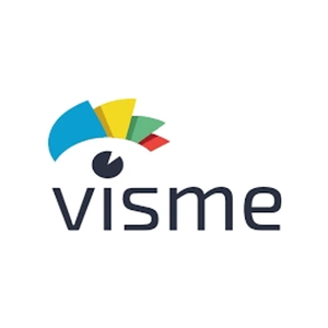 visme brand logo for visme.co