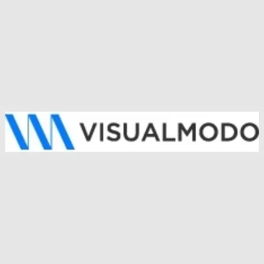 visualmodo brand logo for visualmodo.com