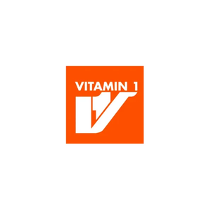 Vitamin 1 brand logo for drinkvitamin1.com