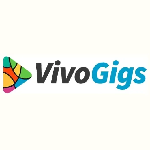 vivogigs brand logo for vivogigs.com