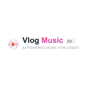 vlogmusic brand logo for vlogmusic.io