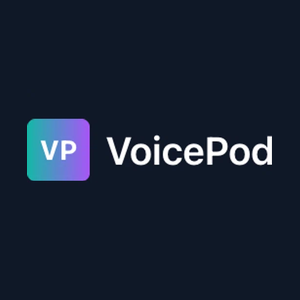 voicepod brand logo for voicepod.ai