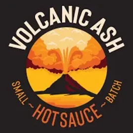 volcanicashhotsauce brand logo for volcanicashhotsauce.com