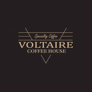 voltairecoffeeroasters brand logo for voltairecoffeeroasters.com