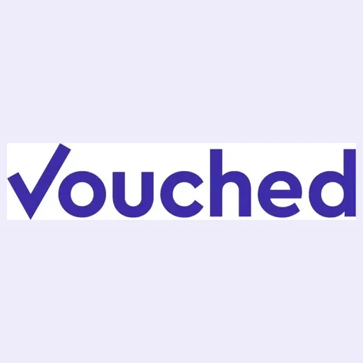 vouched brand logo for vouched.id