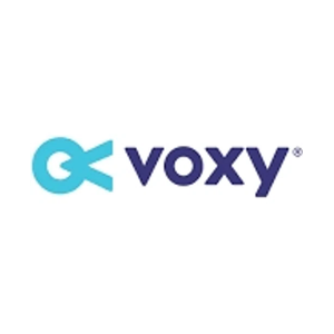 voxy brand logo for voxy.com