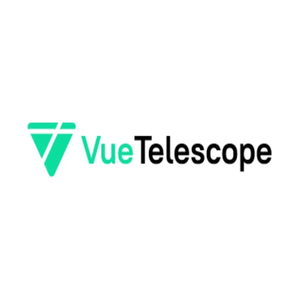 vuetelescope brand logo for vuetelescope.com