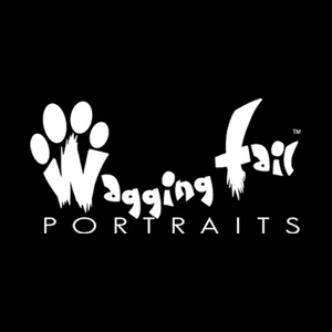 waggingtailportraits brand logo for waggingtailportraits.com