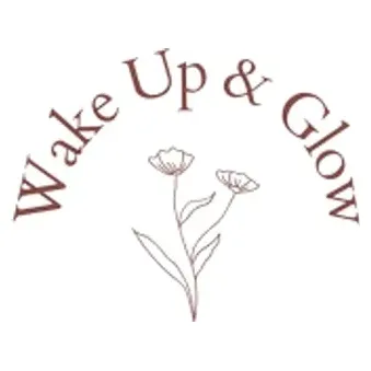 wakeupandglow brand logo for wakeupandglow.net