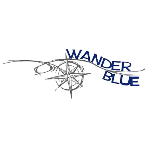 wander-blue brand logo for wander-blue.com