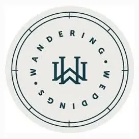 wanderingweddings brand logo for wanderingweddings.com