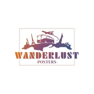wanderlustposters brand logo for wanderlustposters.com