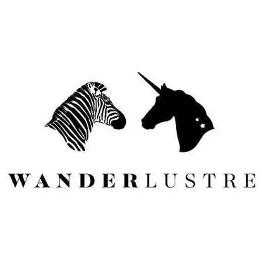 wanderlustre brand logo for wanderlustre.com