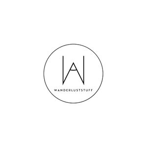 wanderluststuff brand logo for wanderluststuff.com