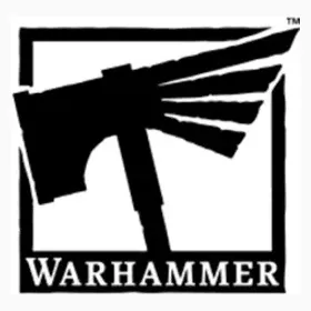 warhammer brand logo for warhammer.com