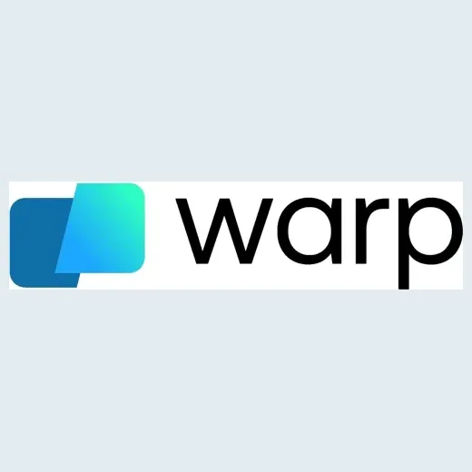 warp brand logo for warp.dev