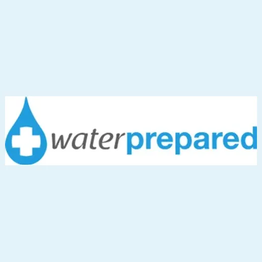 waterprepared brand logo for waterprepared.com