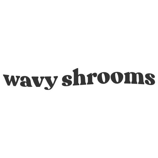 wavyshrooms brand logo for wavyshrooms.com