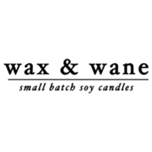 waxandwanecandles brand logo for waxandwanecandles.com