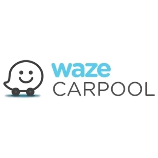 waze.com/carpool brand logo for waze.com