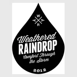 weatheredraindrop brand logo for weatheredraindrop.com