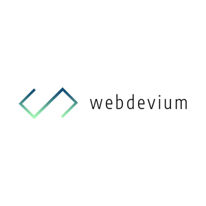 webdevium brand logo for webdevium.com