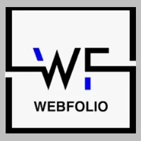 webfolio brand logo for webfolio.com
