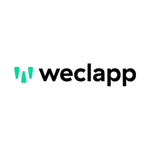 weclapp.com/en/ brand logo for weclapp.com